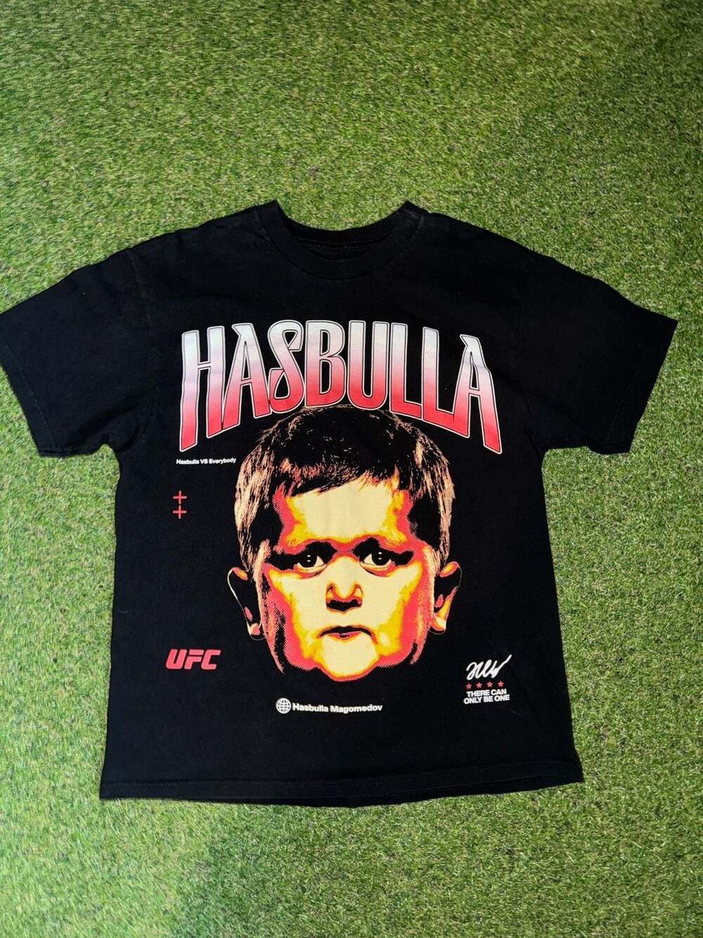 Hasbulla UFC Graphic T-Shirt Black